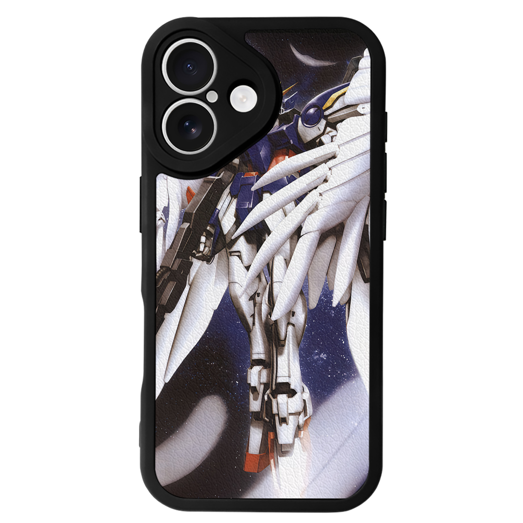 （画像用） 機動戦士ガンダム Mobile Suit Gundam 【iPhone 16シリーズ対応】シリコンスマホケース（レザー調） 材質：シリコン